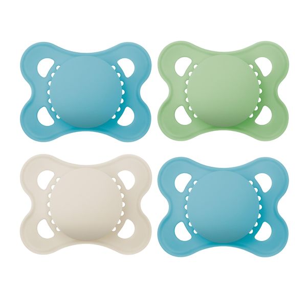 MAM Original Matte Baby Pacifier, 0-6 Months, 4 Count