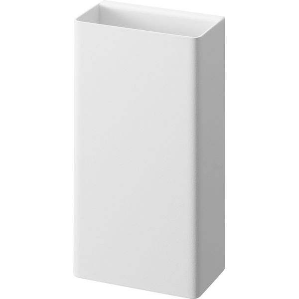 Yamazaki 1995 [Gypsum Board Tweezers and Wood Screws Included] Suitable for Gypsum Board Walls, Toilet Wiper Holder, White, Approx. W 3.3 x D 1.9 x H 6.7 inches (8.5 x 4.7 x 17 cm), Tower Toilet Wiper