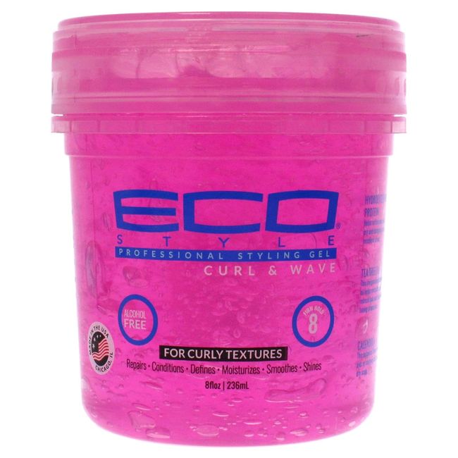 Eco Styler Curl & Wave Styling Gel Pink 8oz