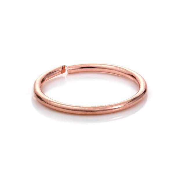 14ct Rose Gold 8mm Helix Hoop Ring Piercing