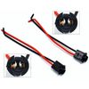 Universal Pigtail Wire Female Socket 921 T13 PBS Back Up Reverse Rubber Socket
