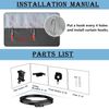Room Divider Curtains with Ceiling Track, 95% Blackout Heavy Track Ceiling Curta