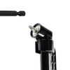 Impact Driver Bit Socket Adapter Set, 3pcs Hex Socket Adapter Drill Bit Socket Extension Set with 140mm Long 105° Right Angle Drill Attachment Bit Holder 1/4 Inch Hex Shank Bit Set