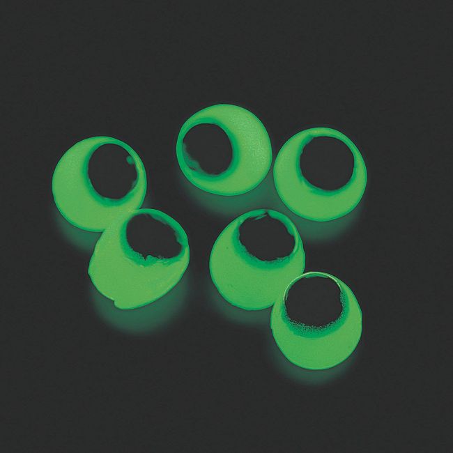 Fun Express Vinyl Glow-in-the-Dark Sticky Eyeballs (Pack of 4 Dozen)