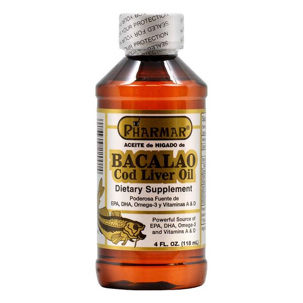 Aceite De Higado De Bacalao Cod Liver Oil (4 Ounce)