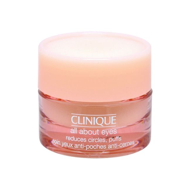 2 X CLINIQUE ALL ABOUT EYES - REDUCES CIRCLES,PUFFS - 0.21 OZ/7 ML EACH=0.14 OZ