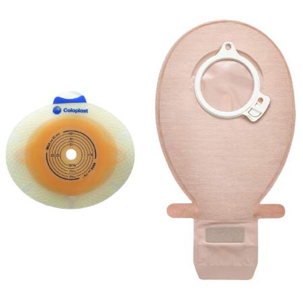 Ostomy Pouch SenSura Two-Piece System 8-1/2" Length, Maxi 2-1/4" Stoma Opening Closed End (#10166, Sold Per Box)