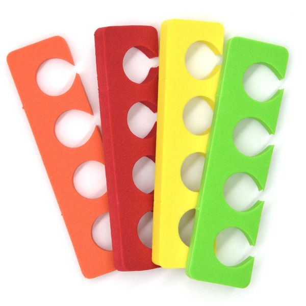 12 Pairs Pedicure Foam Toe Separator Toe Spacer Toe Divider Feet Separators