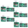 Hailege 5 Sets 433M Transmitter + Receiver Kit High Frequency Super Regenerative Transceiver Module for Burglar Alarm