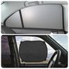4pcs Car Side Rear Window Screen Sun Shade Mesh Cover Windshield Sunshade Visor