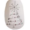 Mask Christmas Tree bling with Rhinestone embellishment. (White)