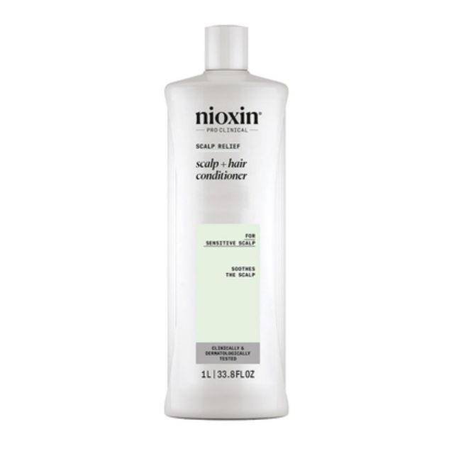 Nioxin Scalp Relief Scalp + Hair Conditioner 33.8 oz For Itchy & Dry Scalp