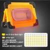 60W LED Solar Rechargeable Work Light Portable Strobe Emergency  Floodlight Camp
