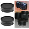 YINETTECH 2 Sets Front Body Cap & Rear Lens Cap Cover Kit Compatible with Sony Alpha E Mount A6600/A6500/A6400/A6300/A6100/A6000/A5100/A5000/A7R IV Digital Cap Camera
