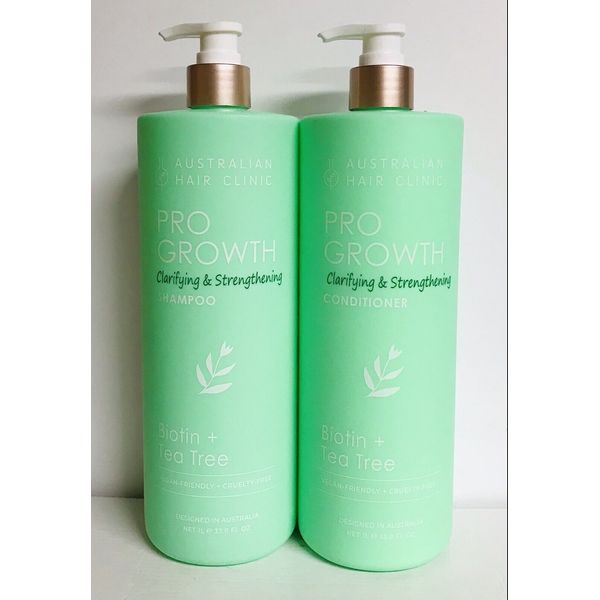 Biotin & Tea Tree Pro Growth Shampoo & Conditioner ~ Clarifying & Strengthening