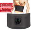 Abdominal Belt Massage Massager Electric Slimming Waist EMS Fitness Muscle Stimulator Lose Weight, Black
