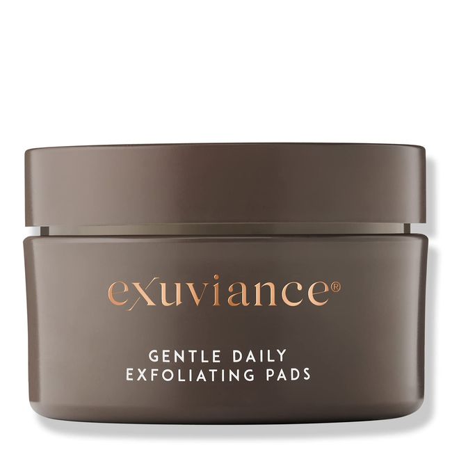 EXUVIANCE Gentle Daily Exfoliating Face Pads with PHA, Vitamin C and E Antioxidants, Green Tea and Cucumber Extracts, 60 pads