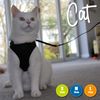 Ancol Soft Mesh Cat Harness and Lead Set. MEDIUM/ 15 cm length, Black
