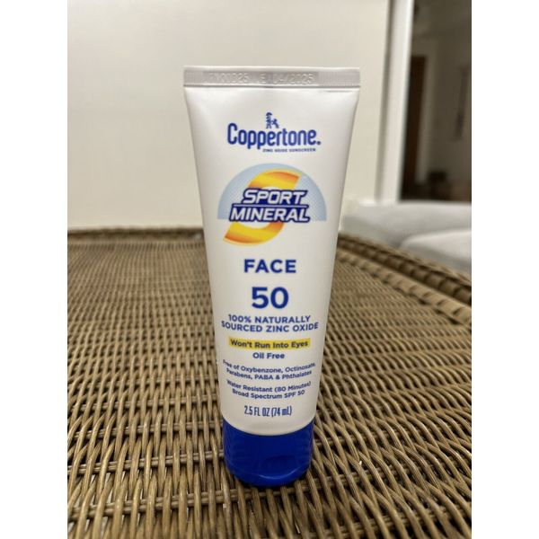 Sport Mineral, Sunscreen Lotion, Face, SPF 50, Oil Free, 2.5 fl oz (74 ml)