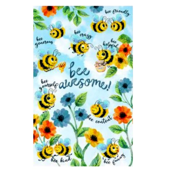 Elgate Bee Awesome Cotton Tea Towel (By LILAJ)