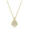 Swarovski Meteora pendant, White, Gold-tone plated