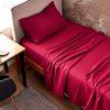 DormCo Microfiber Twin XL Bedding Sheet Set - Scooter Red