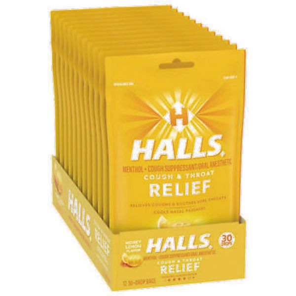 HALLS FIRST AID,HALLS,HONEY 03 12546 62183 00 MONDELEZ INTERNATIONAL HALLS 03