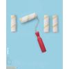 PAINT ROLLER FRAME +4 ROLLER COVERS Genuine Microfiber Poly Nap Painting Kit Set