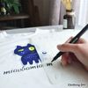 8 Pieces Alphanumeric Template, Reusable, Drawing Template, DIY Craft Accessories, Plastic Template.