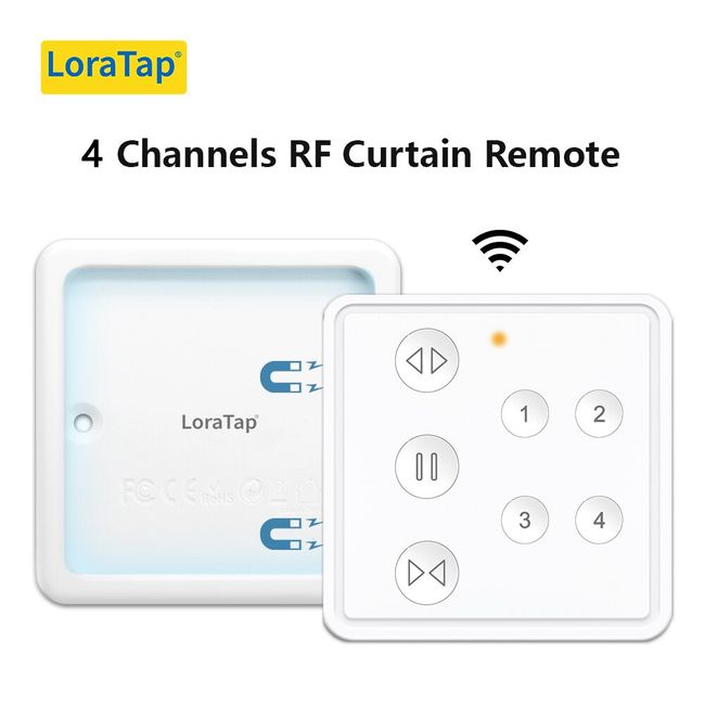 LoraTap 868Mhz Magnetic Smart Light Switch LED Push Button