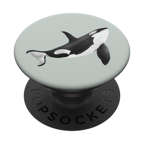 Orcas Rescue Orca Sea Animal Whale Ocean PopSockets Adhesive PopGrip