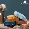 BLUEBYRD SOAP Men's Bar Soap Gift Set (6 Bars)- Natural Bar Soap - Masculine Scent Variety Pack -Pine Tar Soap, Bay Rum Soap, Exfoliating Soap, Charcoal Soap, Sandalwood, Citrus Cedar Sage