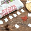 600 Pack White Price Tags with String Attached Writable Display Labels White Pri