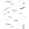 Caffe Latte Coffee Words on White Wallpaper EU4872
