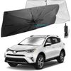 Moyidea Car Sun Shade Windshield Foldable Umbrella Reflective Sunshade for UV to