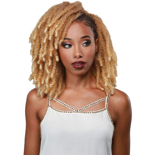 Royal Zury Synthetic 1 Pack Solution 8" 9" 10" Crochet Braiding Hair V8.9.10 AFRO TWIST (SOM BURG)