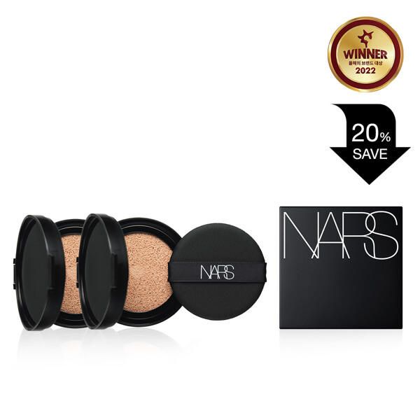 Nars [Double Package] Natural Radiant Longwear Cushion Foundation SPF 50/PA+++ Refill 2 Set