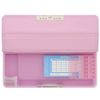 Sunstar Stationery S1313410 Pencil Case, Compact Fluffy, Horizontal Pitakurut, Light Violet