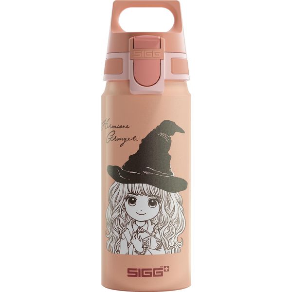 Sigg - Aluminium drinking bottle for children - WMB ONE Hermione - suitable for carbonated drinks - leak-proof - feather-light - BPA-free - climate neutral certified - pink - 0.6 litres