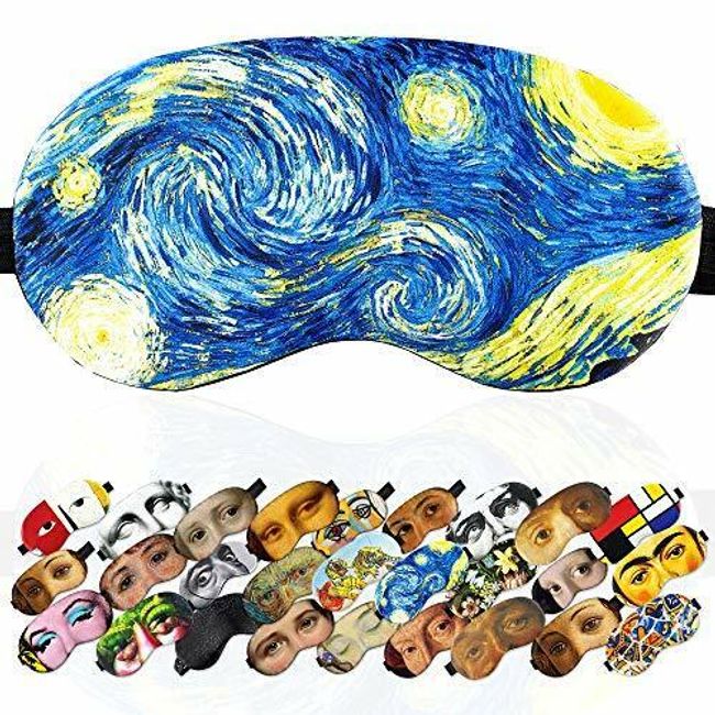 Soft Relax Sleeping Blindfold Eye Mask Sleep Cover (Starry Night, Gift Pack)