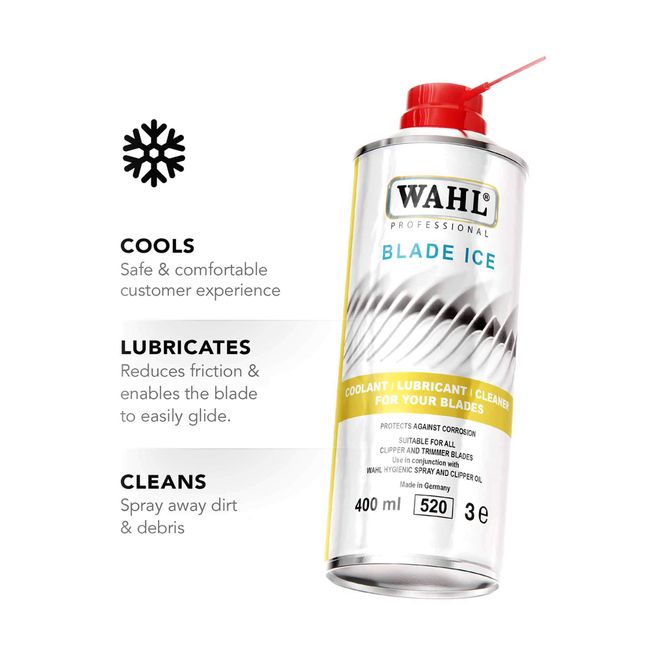 Wahl Hygienic Clipper Spray, Suitable for All Clipper and Trimmer Blades &  Blade Ice, Blade Maintenance, Cooling Spray for Clippers and Trimmers