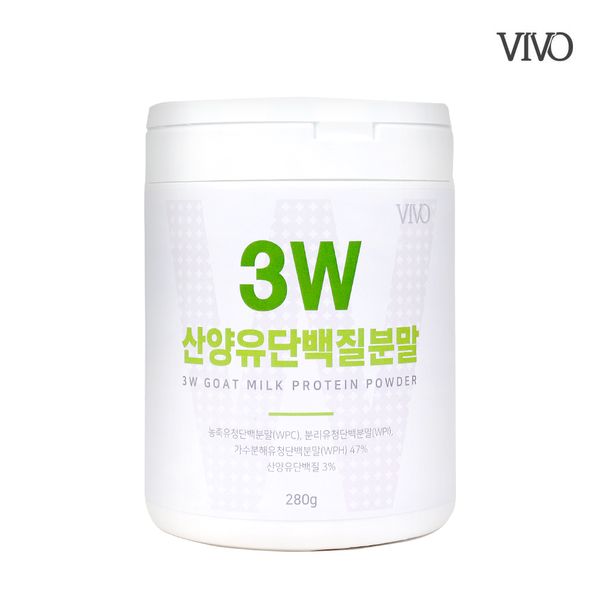 Protein powder containing whey protein isolate without worrying about lactose intolerance Kyungsung Health Center 3W Goat Milk Protein Powder 280g, 1ea