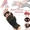 Arthritis Gloves Fingerless Copper Compression Medical Support Therapeutic US