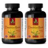 Immune support capsules - DANDELION ROOT EXTRACT - liver detox - 2 Bot 360 Caps