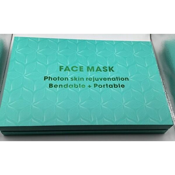 Face Mask LED Light Therapy 8 Colors NEAR INFRARED Anti-Aging W/travel Pouch NEW