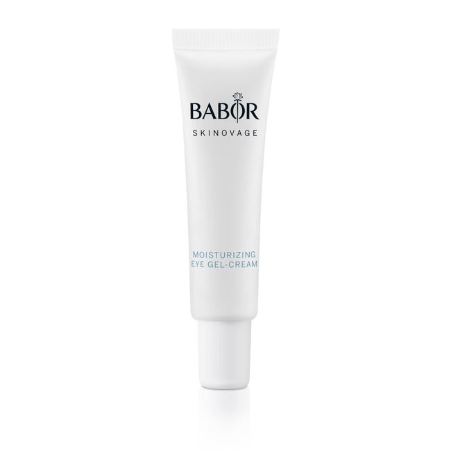 BABOR SKINOVAGE Moisturizing Eye Gel-Cream für trockene Haut, Feuchtigkeitsspendende Augencreme, Augenpflege mit Anti-Age-Effekt, Vegane Formel, 15 ml