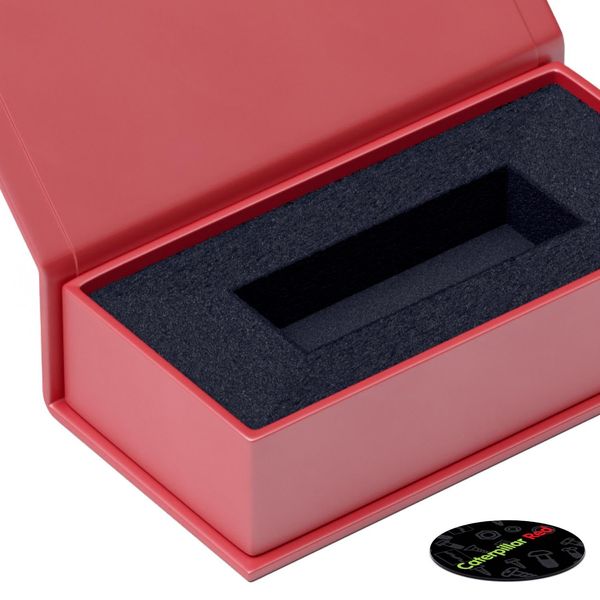4 x Magnetic USB Presentation Gift Boxes, Red, Flash Drives, Removable Drives, Wedding USB Box, Wedding Presentation Gift Box, Photography, Present Gift