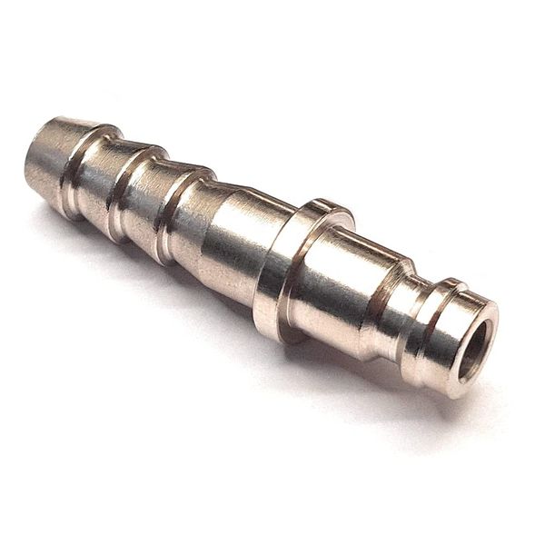 Male Inline Quick Release Fitting Coupling for 8mm Bore Butane/Propane Gas Hose - Ideal for Gas BBQ - Patio Heater, Camping Gas Cookers