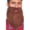 Boland 01841 Bol01841 Beard Hipster, Solid, Brown, Standard Size