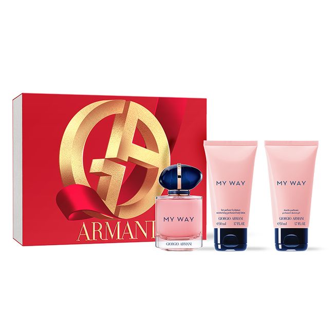 [Armani Beauty] My Way EDP 50ML Holiday Set (+Shower Gel + Body Lotion)